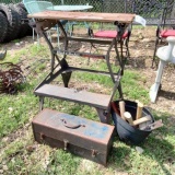 Workmate Delux Workbench, Toolbox & Tools