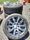 Set of (4) 275/40ZR20 Tires w/ Land Rover Rims w/