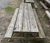 8' Wood Picnic Table