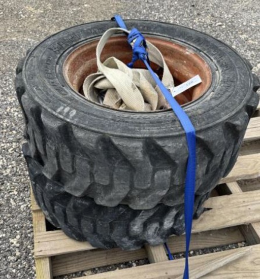 (2) Skid Steer Tires