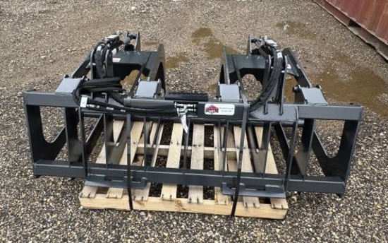 Stout Rock & Brush Grappler Bucket for Skid Steer