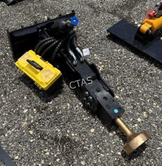 Mini Skid Steer Post Driver