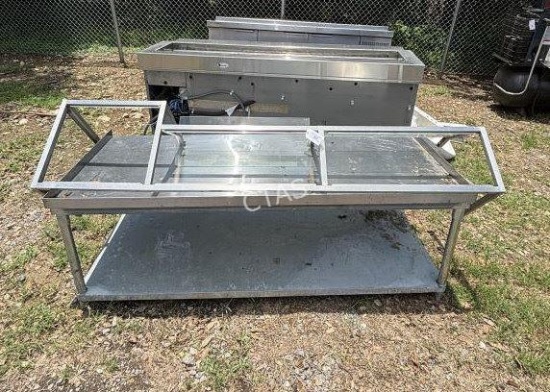 (2) Randall Stainless Steel Prep Coolers