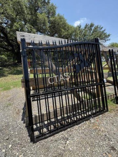 14' Bi-Parting Wrought Iron Gate
