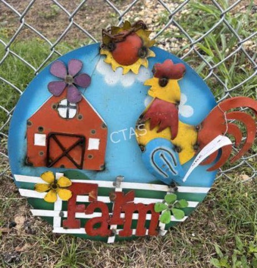 Farm Metal Yard Art