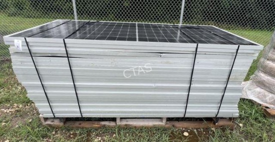 Solar Panels on Pallet