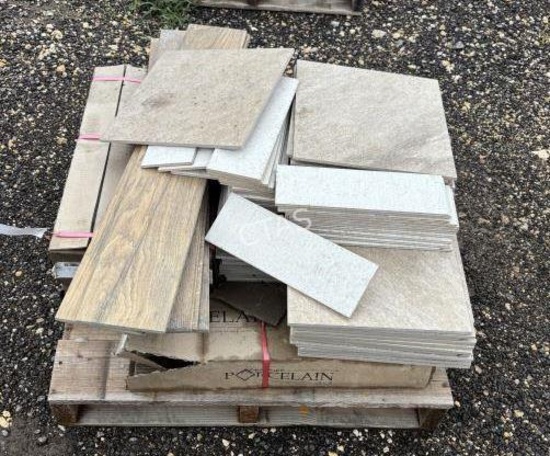 Tile and Flooring Assortment on Pallet