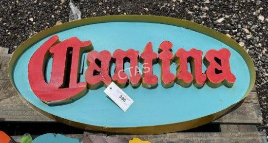 Metal Art  - Cantina Sign