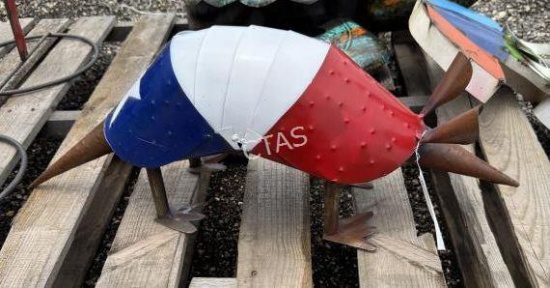 Metal Art  - Large Texas Armadillos