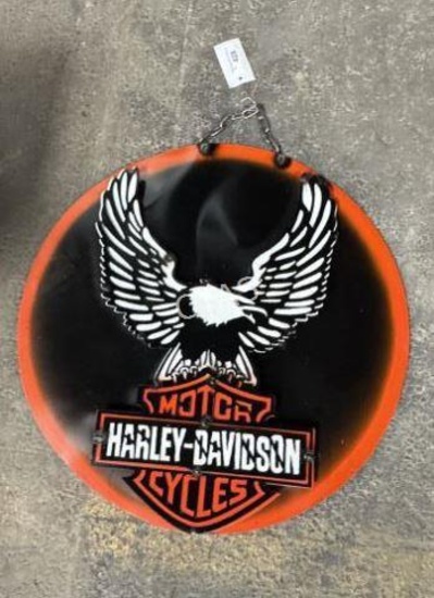 Metal Art  - Harley Davidson Sign