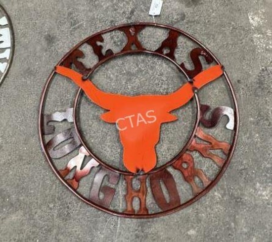 Metal Art  - Texas Longhorns Sign