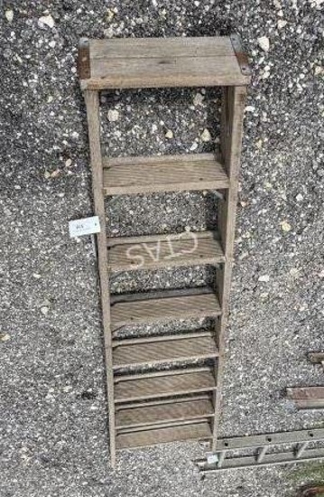 8' Wood A Frame Ladder