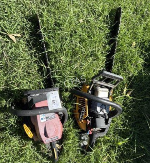 (2) Chainsaws Parts Only
