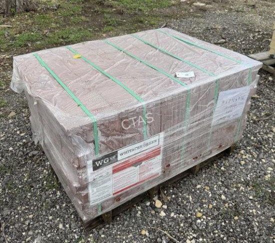 Red Split Fire Brick  9x4-1/2x1-1/4 on Pallet