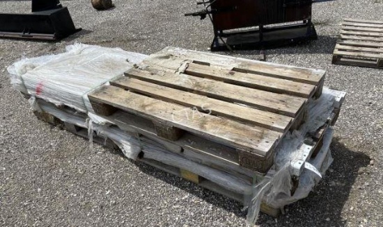 Pallet of Square Tubing Support Beams