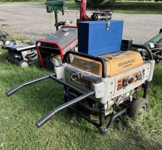 Generac XP8000E Generator w/ Blue File Box