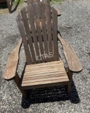 Outdoor Adirondack Wood Folding Chair