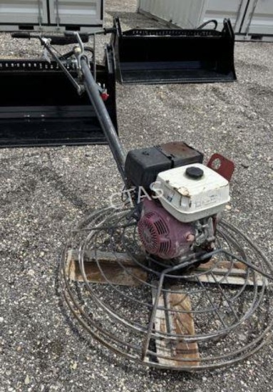 Honda Powered Concrete Trowel