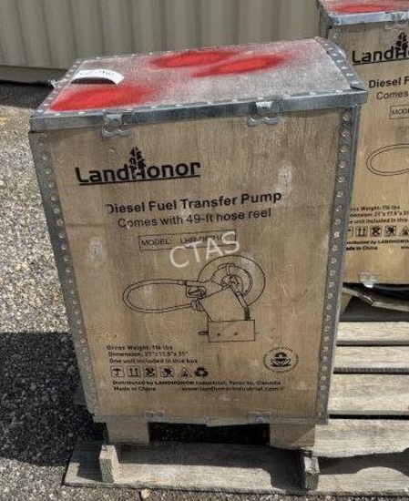 Land Honor Diesel Fuel Transfer Pump w/Reel