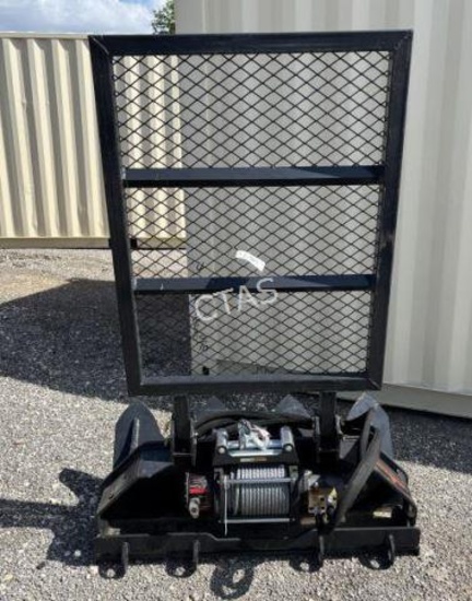 Landhonor Skid Steer Winch Attachment