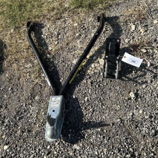 Trailer Hitch Attachment for Frame & Spare Tire