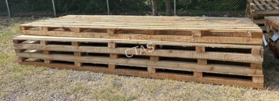 (4) Wooden Pallets 52" x 148-1/2" x 6-1/2"
