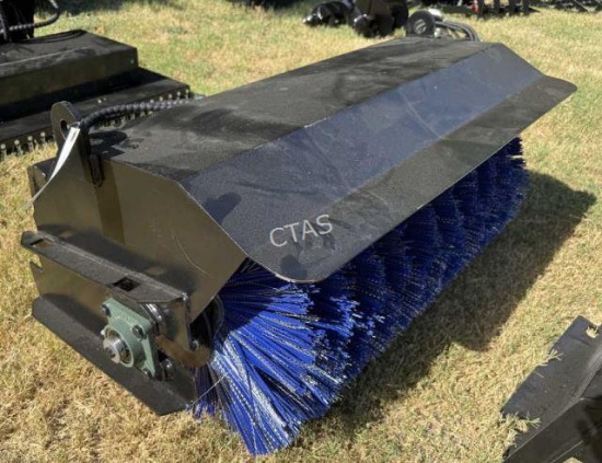 Mini Skid Steer 38" Hydraulic Angle Broom