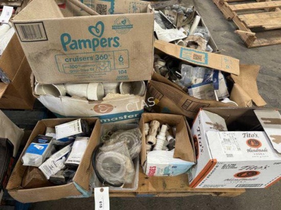 Plumbing Assortment Including: PVC Fittings, Pipe
