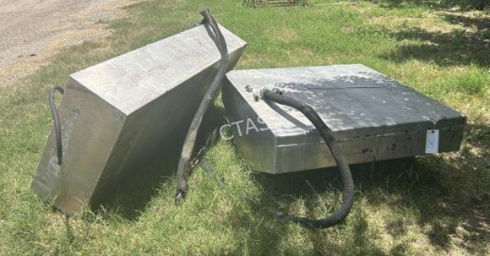 (2) AFP Aluminum Boat Fuel Tanks - 87 Gallons Each