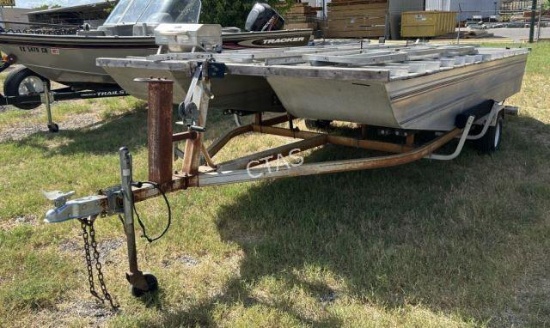 1989 Misty Harbor Pontoon Boat Deck & Frame on