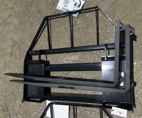 Skid Steer 48" Adjustable Forks
