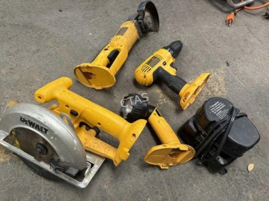 DeWalt 6 1/2" Circular Saw, 4 1/2" Cut Off Tool,