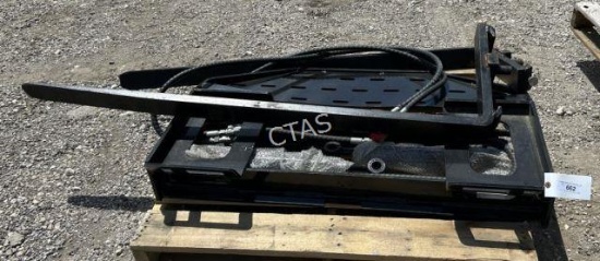 Skid Steer Hydraulic Side Shift Forks - SF60