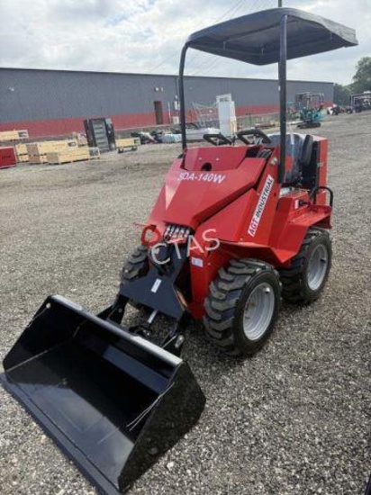 Mini Skid Steer Wheel Ride-On Loader- Gas SDA-140W