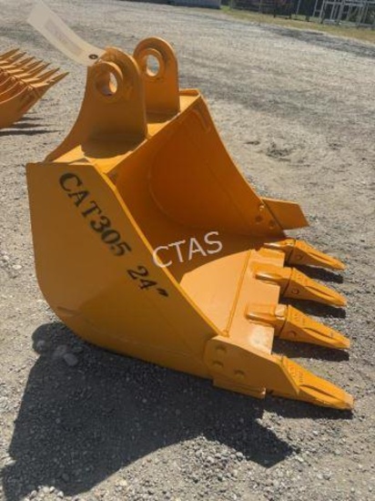 CAT 305 Excavator 24" Tooth Bucket