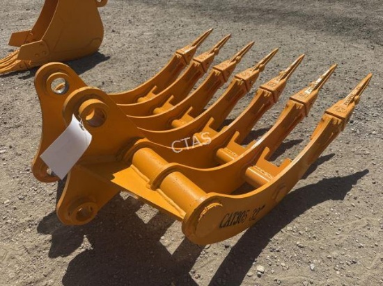 CAT 305 Excavator 32" Rake w/Teeth