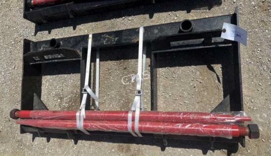 Skid Steer Bale Forks w/ Two Spears