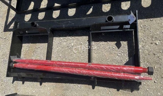 Skid Steer Bale Forks w/ Two Spears