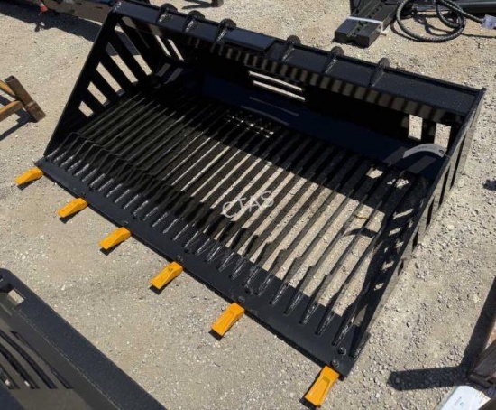 Skid Steer 66" Rock Bucket