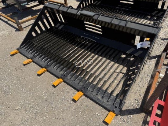 Skid Steer 66" Rock Bucket