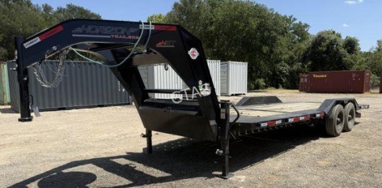 2025 Horizon 24' Gooseneck Hydraulic Tilt Trailer