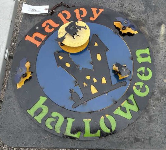 Metal Art - Happy Halloween Wall Sign