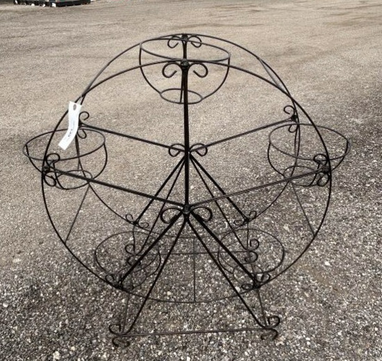 Metal Art - Carrousel 5-Flower Pot Holder