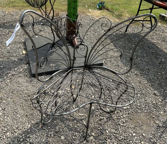 Metal Art - Butterfly Bench