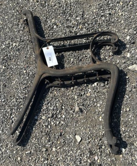 Wrought Iron Bench Frame