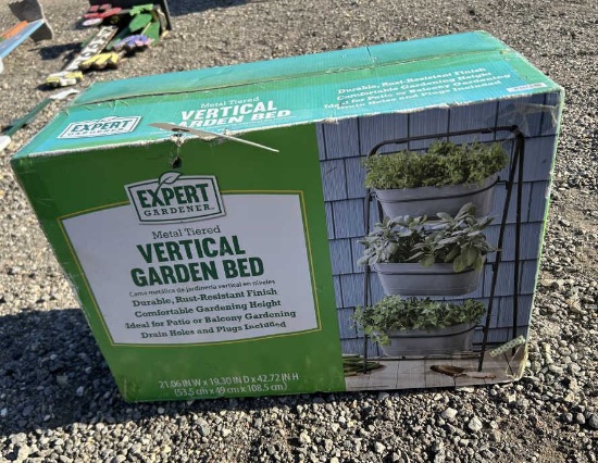 Expert Gardener Metal Tiered Vertical Garden Bed