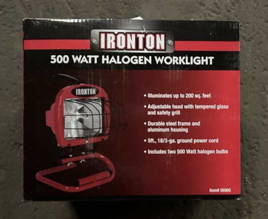 Ironton 500 watt Halogen Worklight