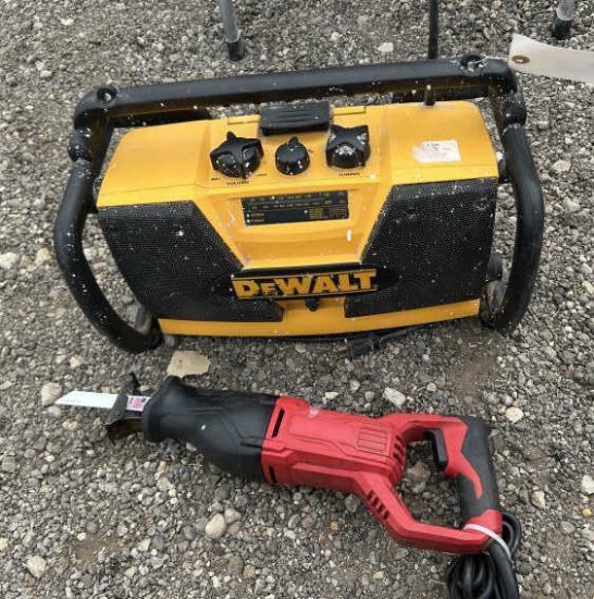 DeWalt Radio & Reciprocating Saw