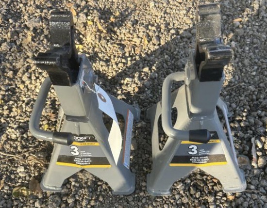 (2) Duralast 3-Ton Jack Stands
