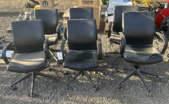 (6) Office Chairs